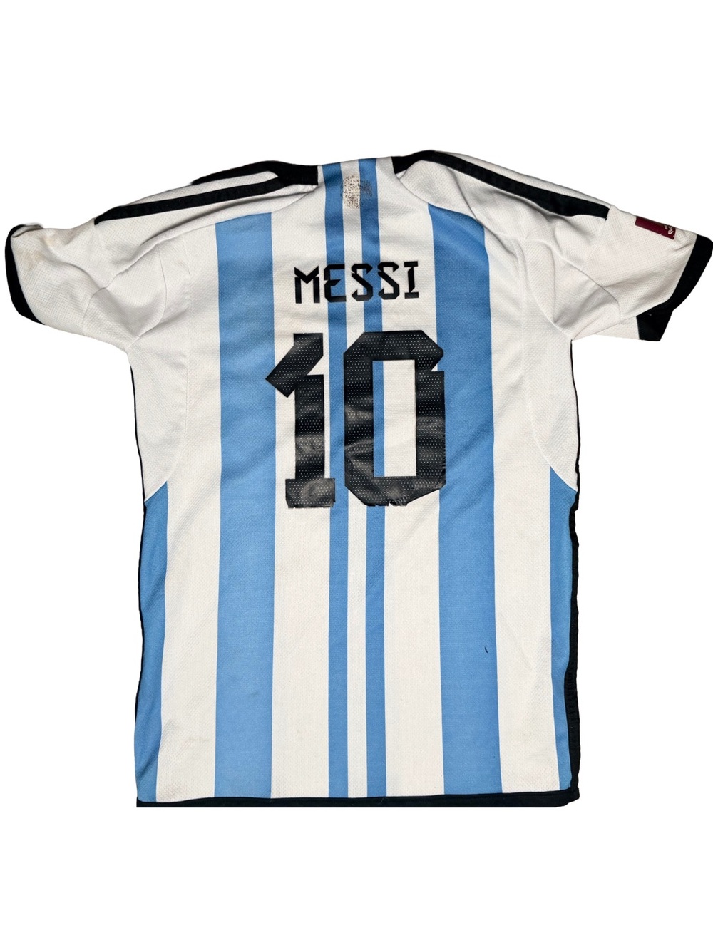 2022 World Cup adidas Kids Soccer Jersey - Argentina Lionel Messi - Picture 2 of 2